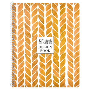 The Design Book by the Knitter's Planner with Knit in Gold Cover